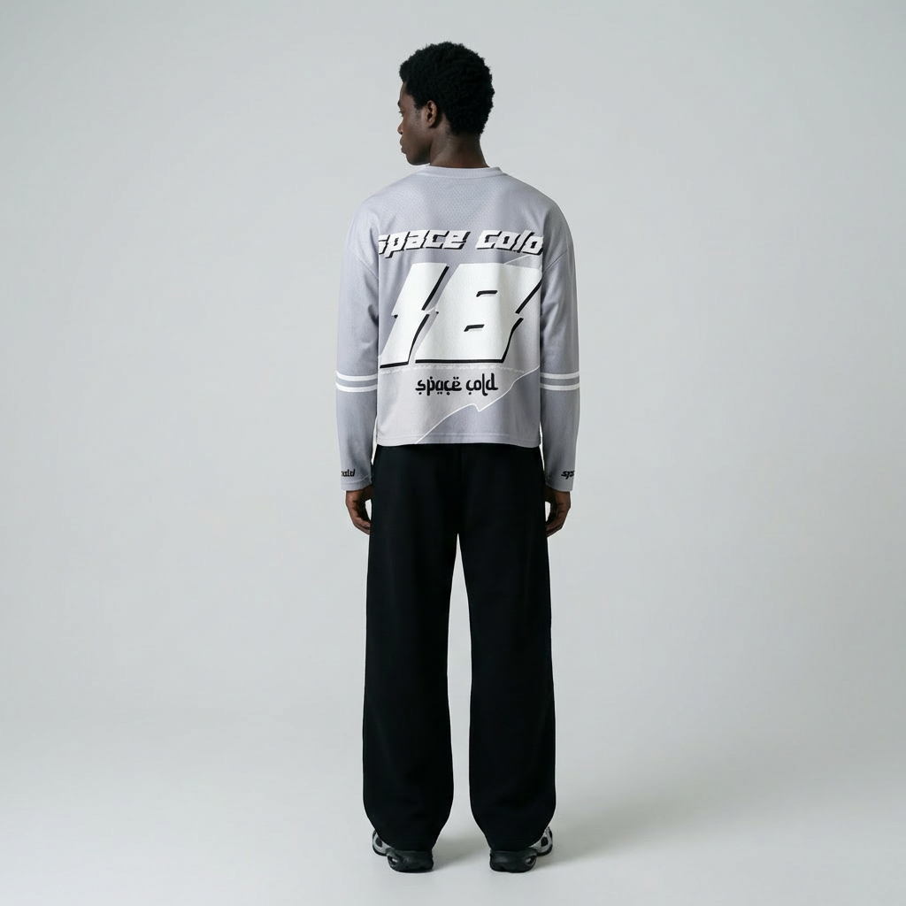MESH T-SHIRT GRAY