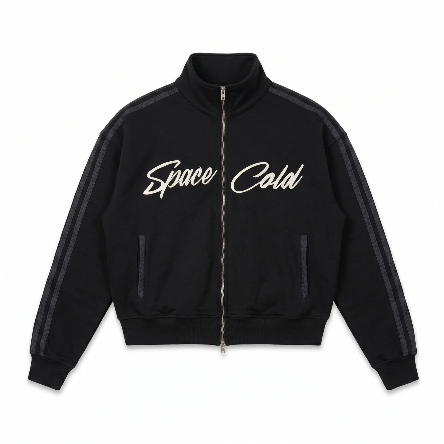 NOIR LEOPARD ZIP HOODIE