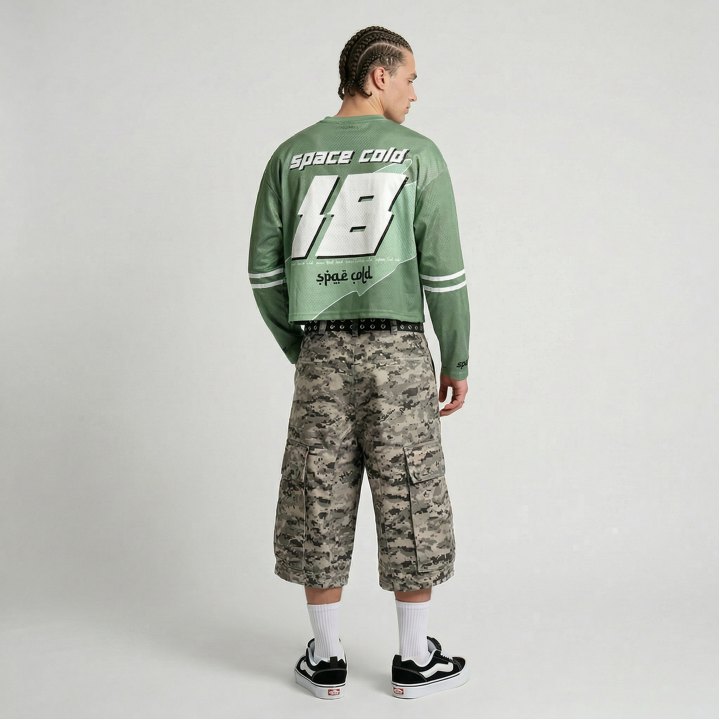 MESH T-SHIRT GREEN