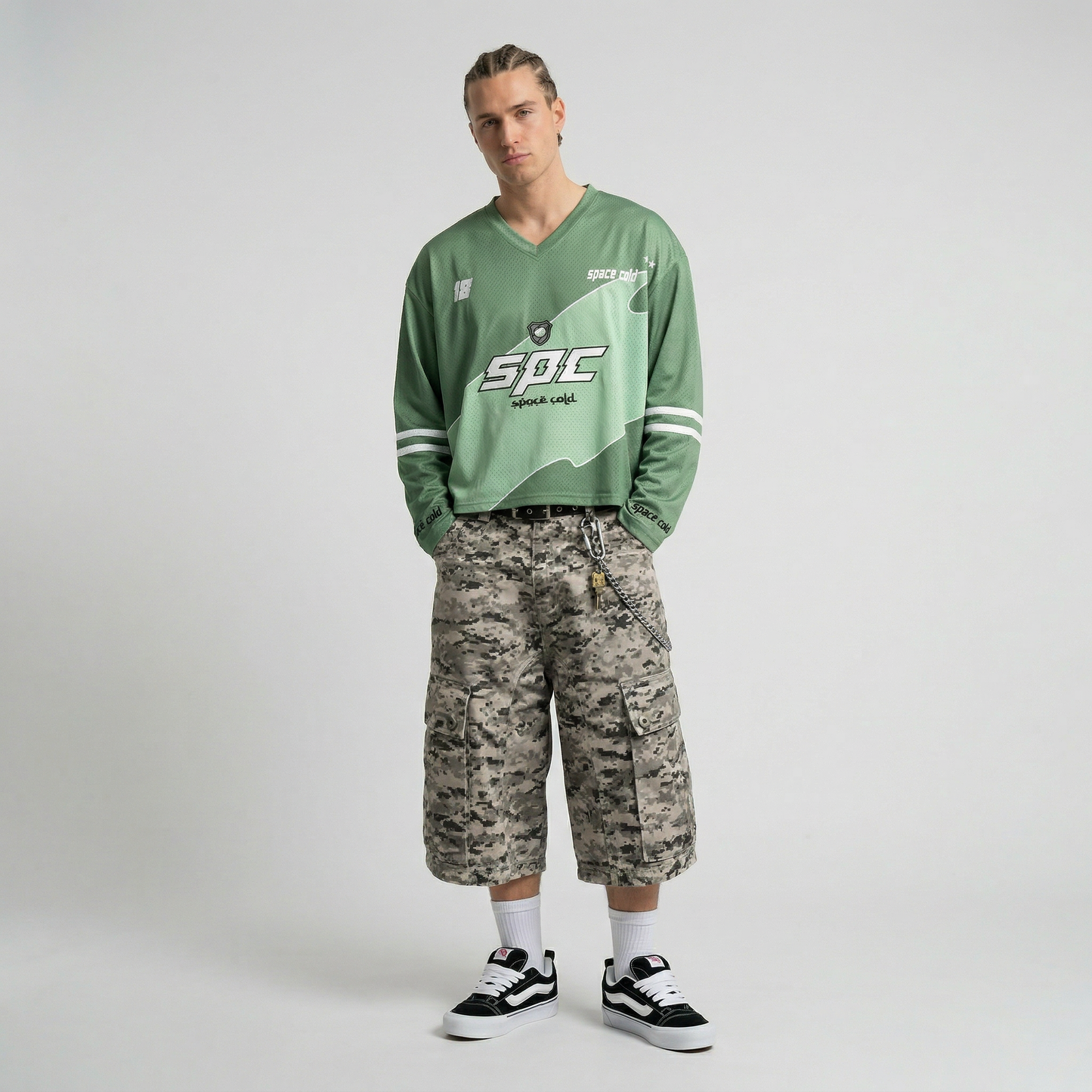 MESH T-SHIRT GREEN